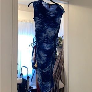 BCBG body con dress. beautiful fabric.